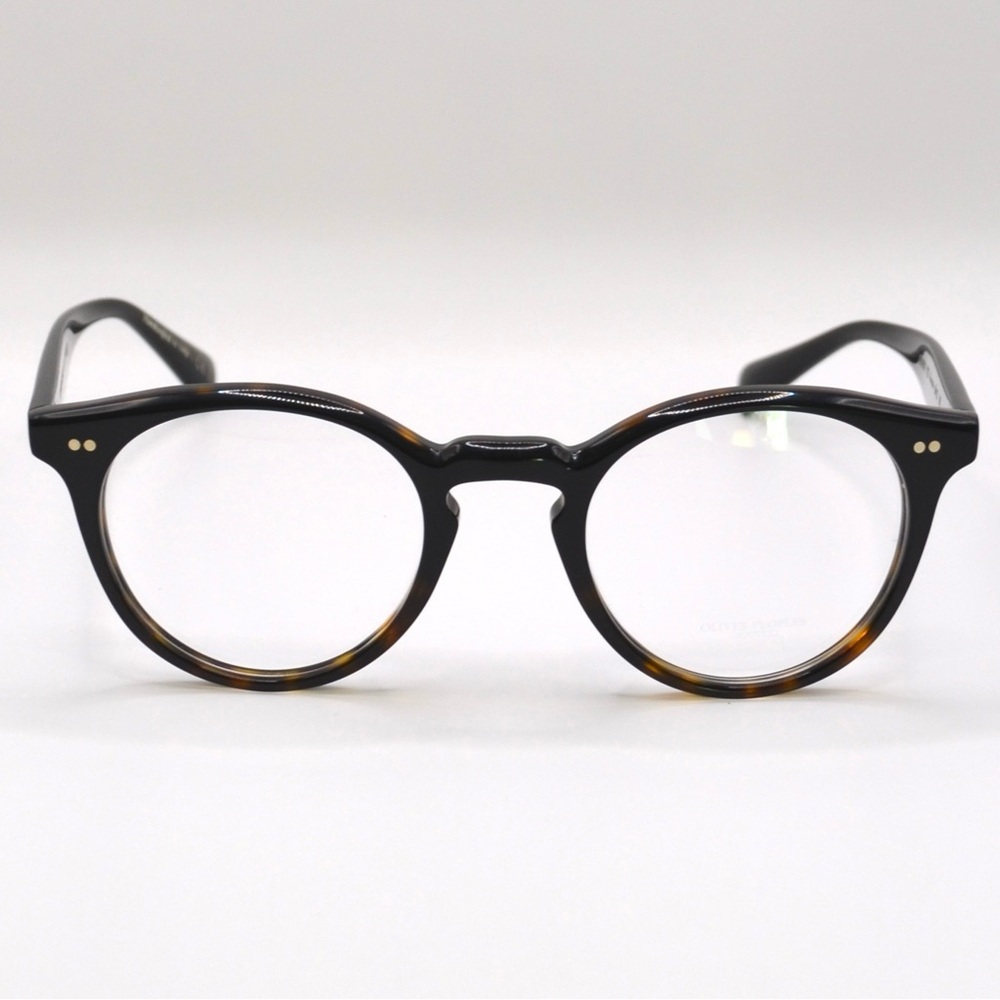 Oliver Peoples OV5459U Romare Eyeglasses 48-22-145 Black Gradient Havana - Picture 2 of 15